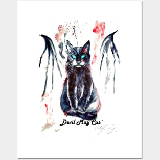 Devil Cat Posters and Art